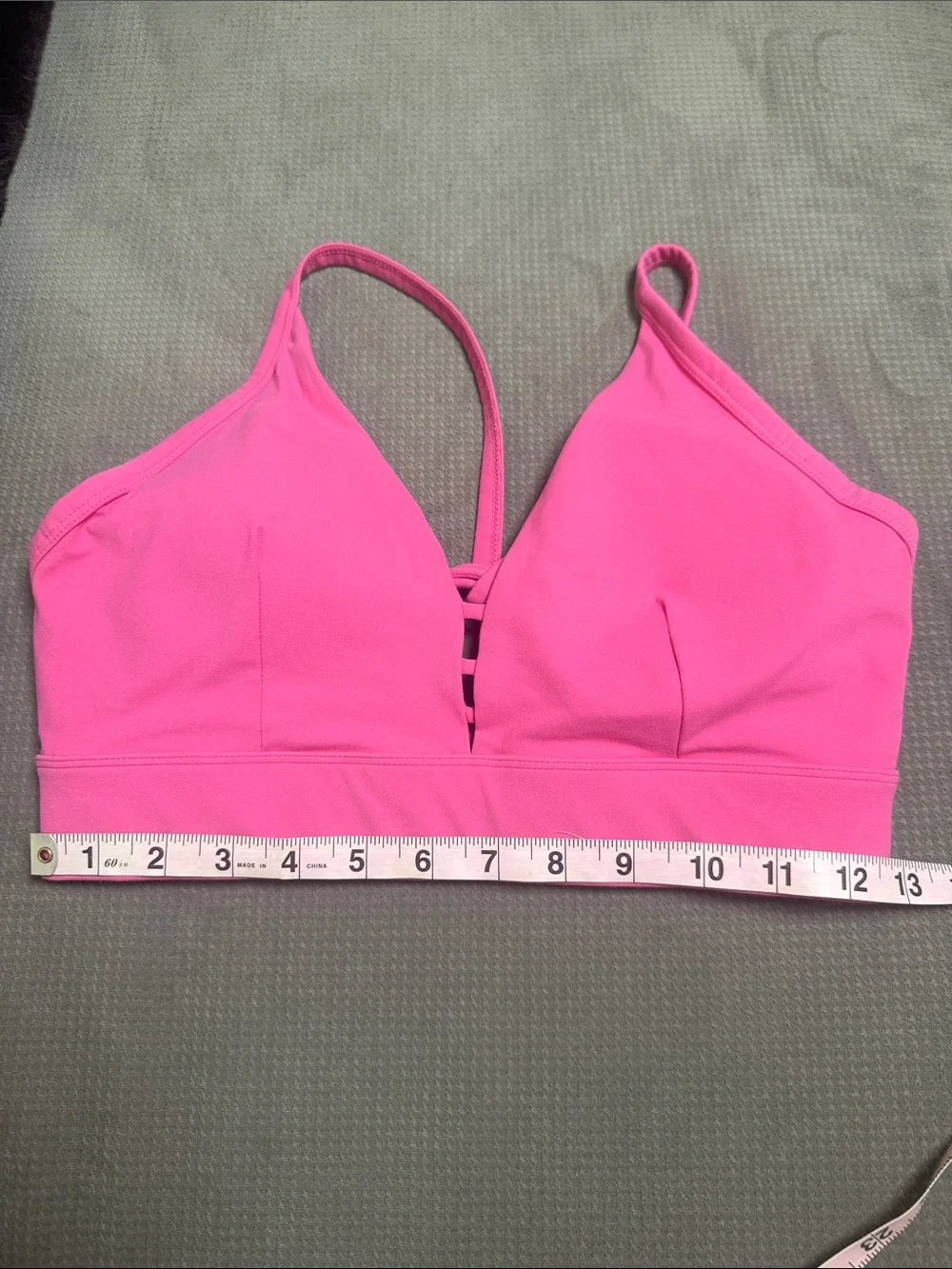 Sweaty Betty Pink Longline Sports Bra | Medium | Strappy Back | Medium Support